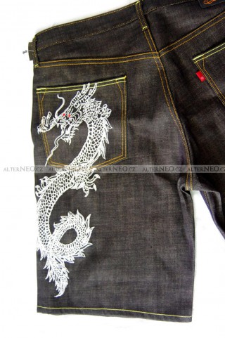 Krótkie spodnie jeansowe Dragon