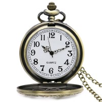 Velké Steampunk Vintage kapesní hodinky s ozubenými koly