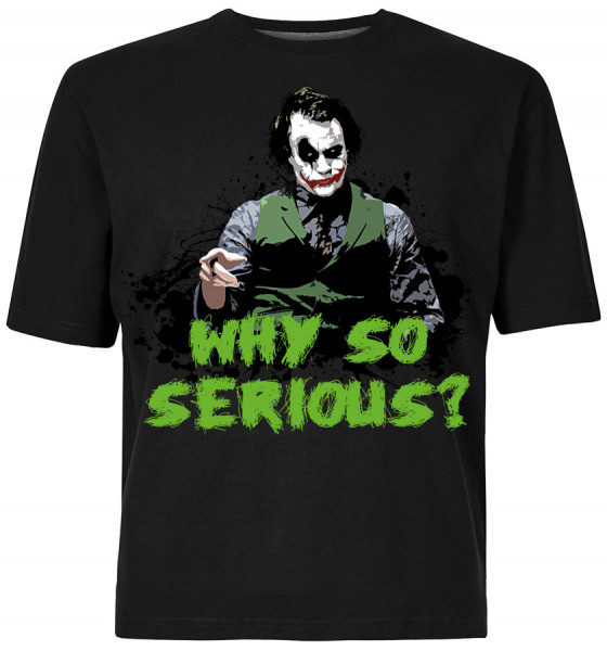 Koszulka Joker Why So Serious bavlna